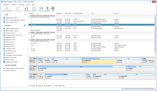 Gratis partitiesoftware